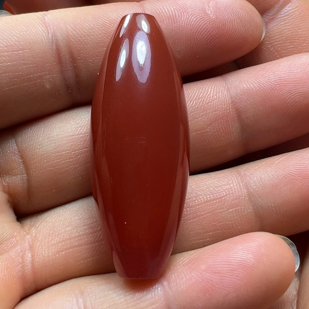 南红玛瑙未镶嵌桶珠