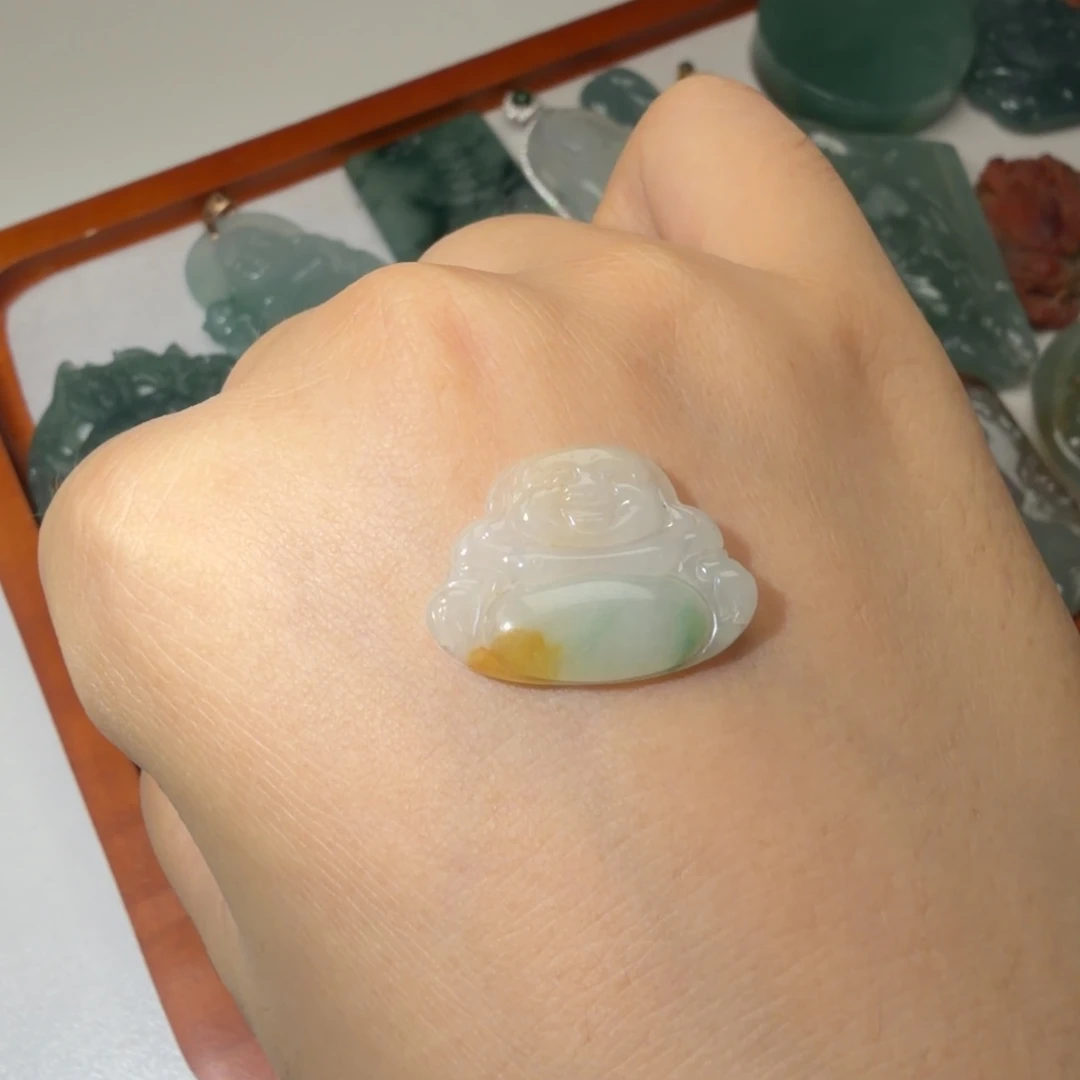 翡翠未镶嵌颈饰好