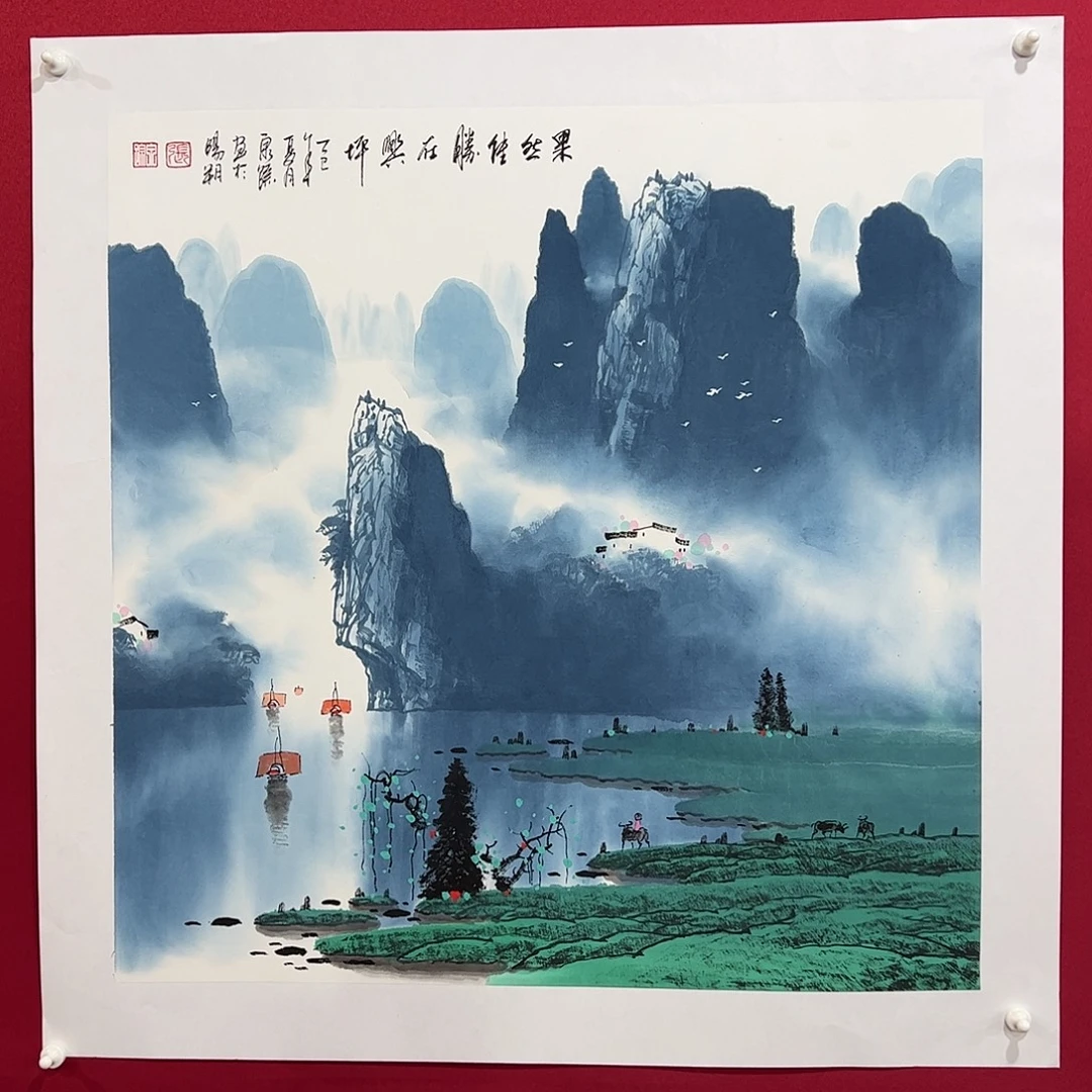 迫***炮国画张泉踪老师精品