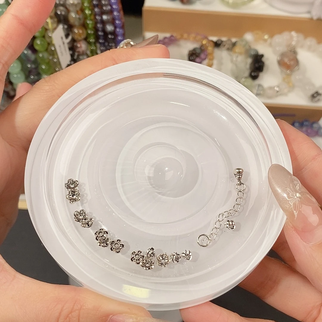 水晶手链未镶嵌阿*跟之前的一起发走