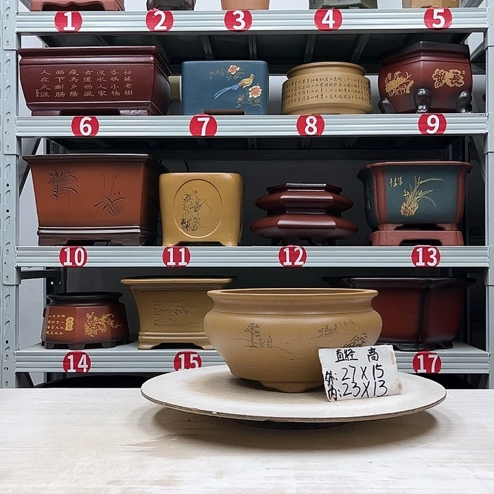 紫砂花盆紫砂花盆