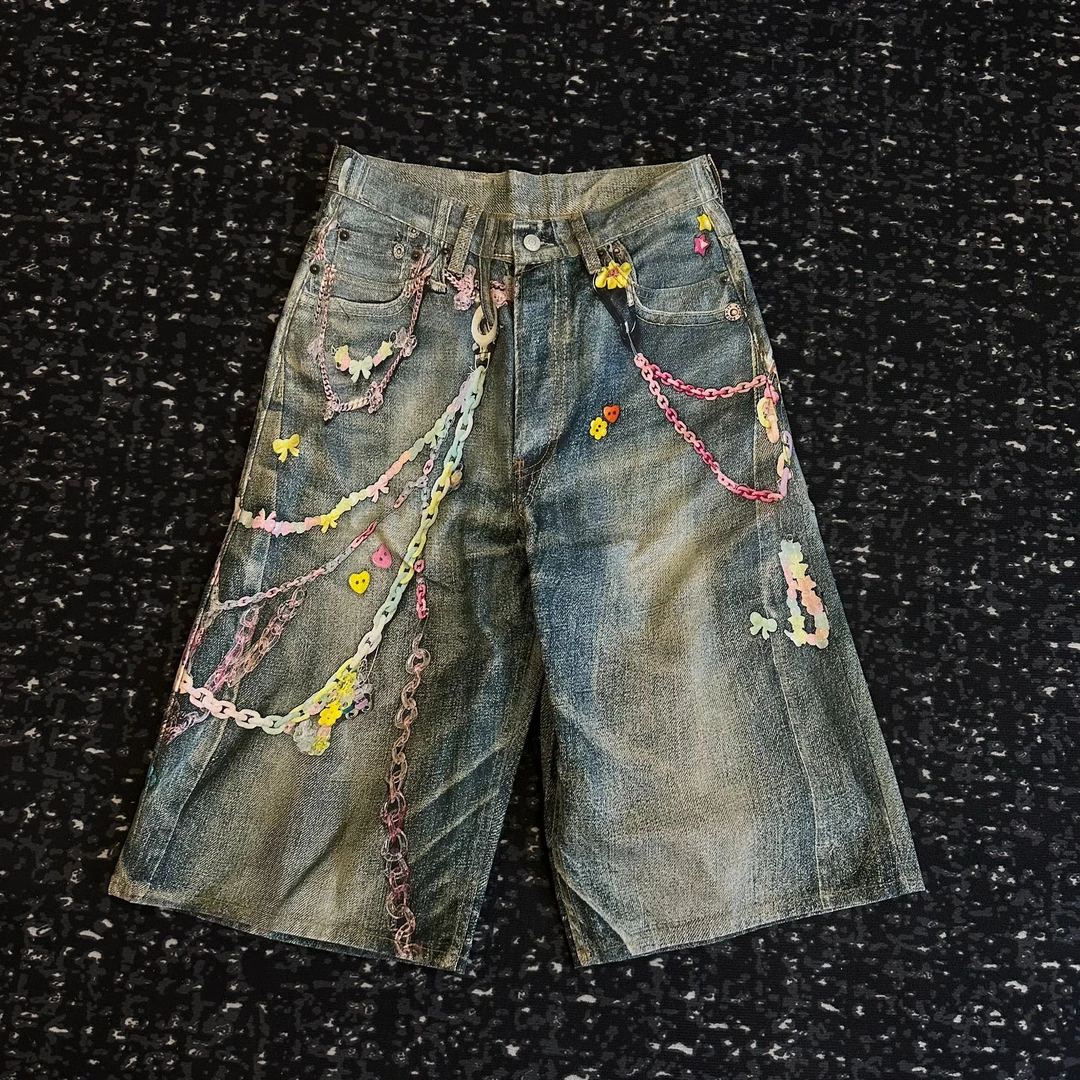 【小鹿专属】2025潮流夏季缤纷糖果设计短裤【036】