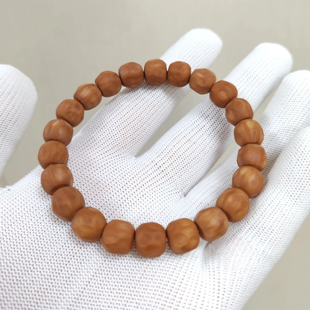 蓁韵出品-无相小奶酪全品无暇猴头核桃手串