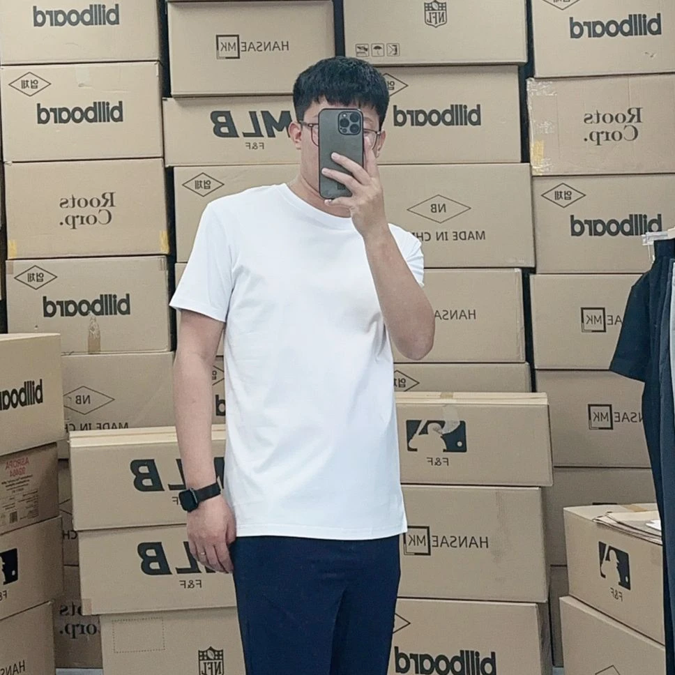 【凉感纯棉】白小T-三防男女夏季短袖体恤