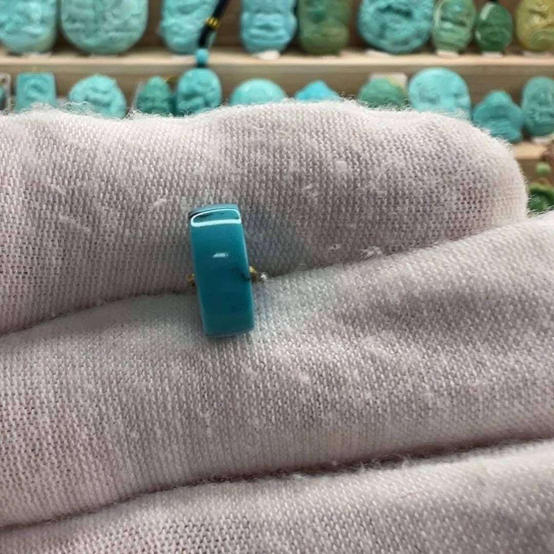 未镶嵌绿松石直切珠10.2x4.2mm