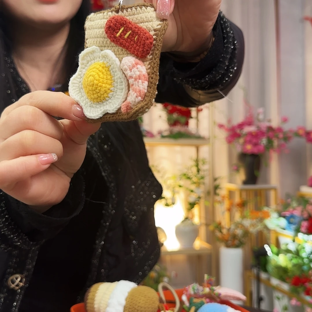 纯手工钩织钩织包包