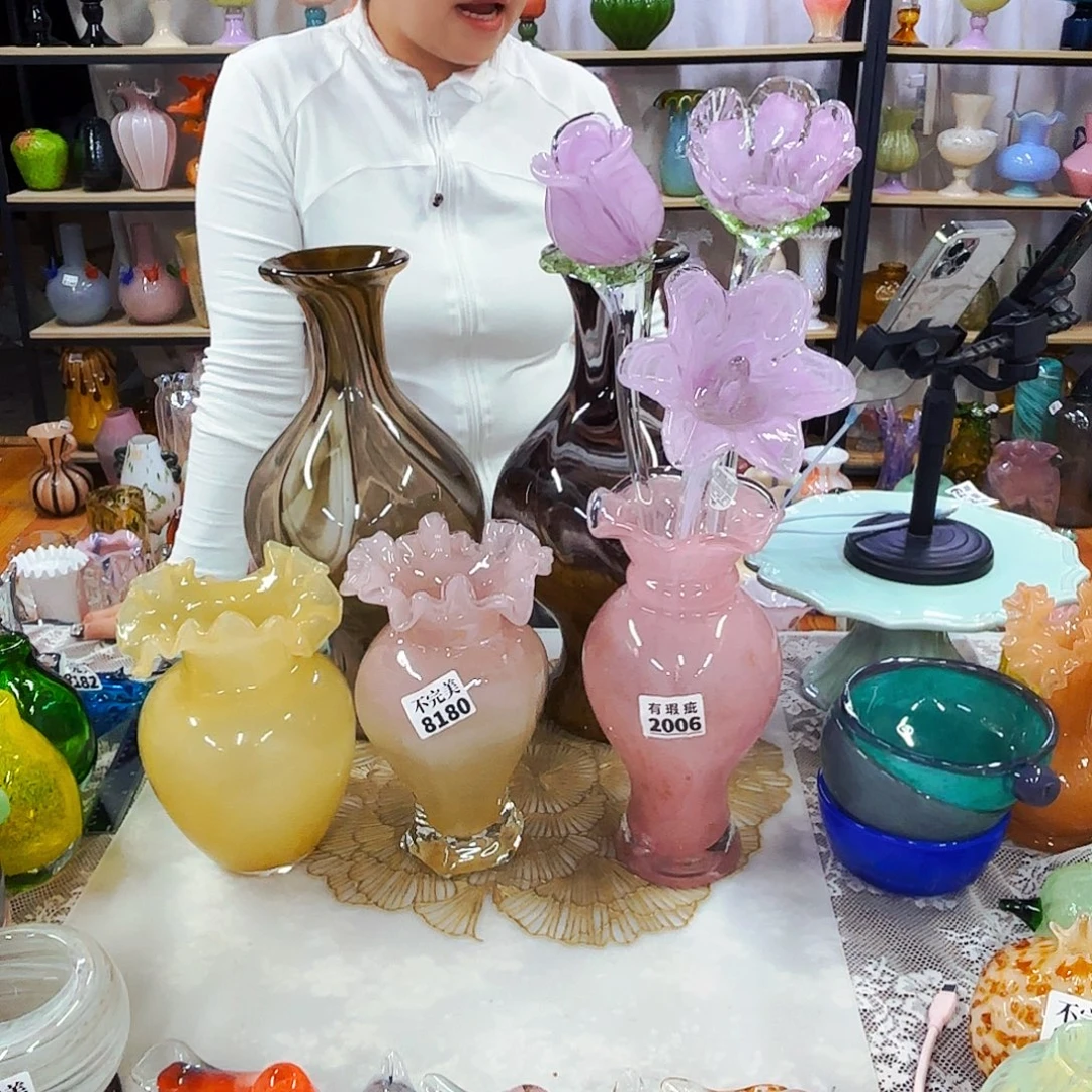 玉***儿琉璃5瓶3花安妮工艺品福利不完美