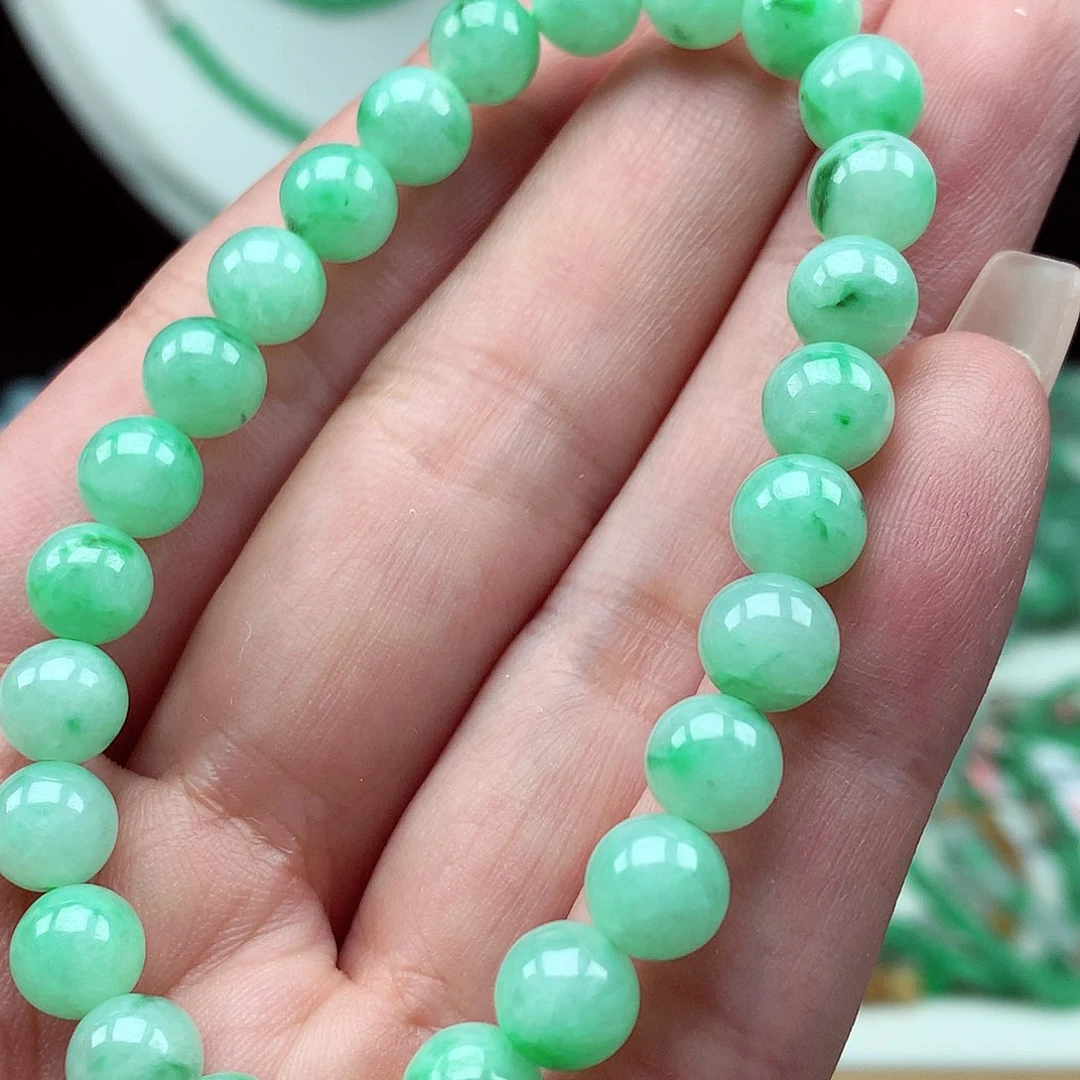 未镶嵌手链翡翠翡翠