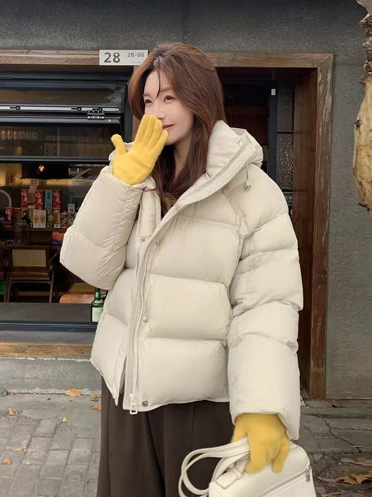 200-(90)puff!羽绒服休闲气质连帽全网爆款