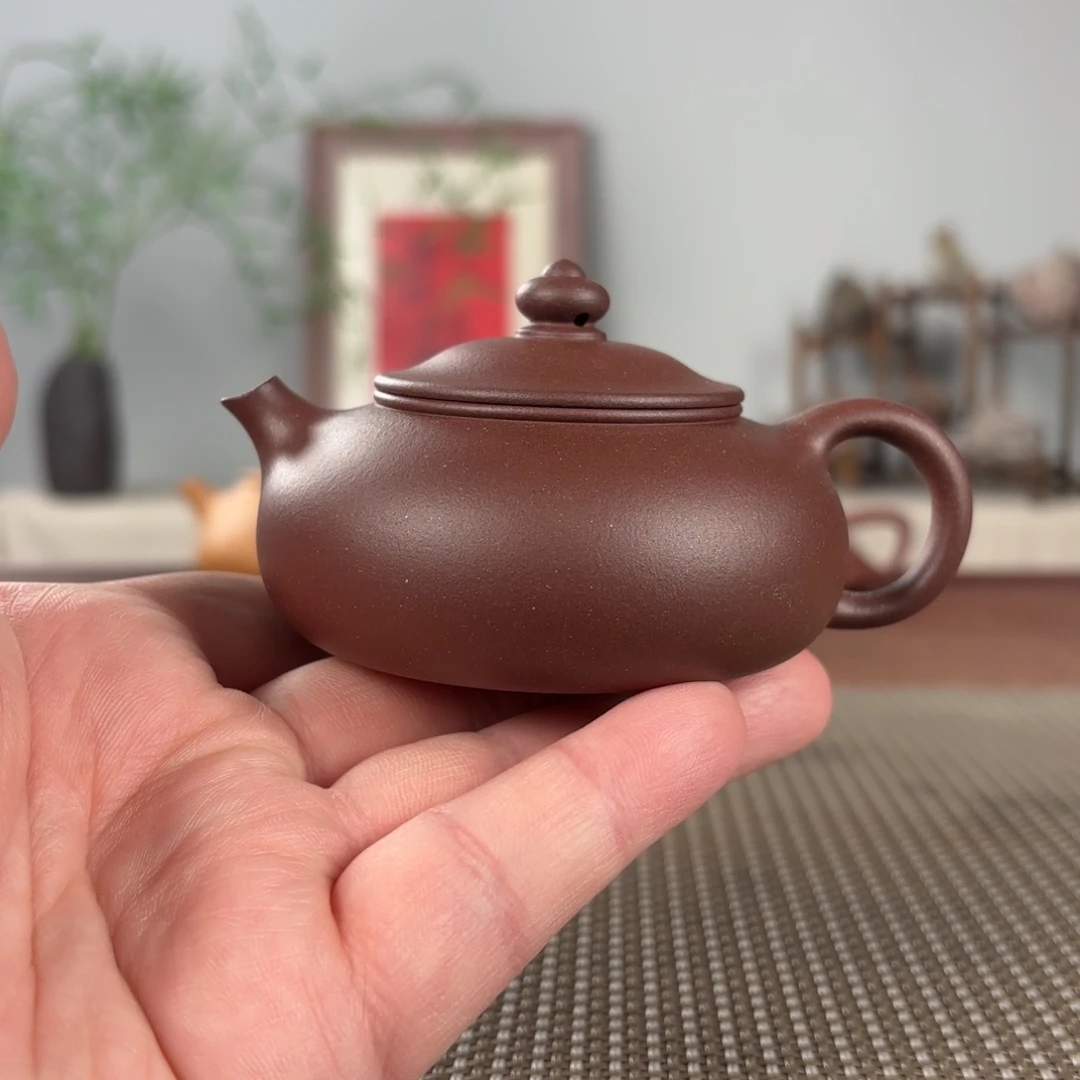 紫砂茶壶黄龙山原矿紫砂壶120