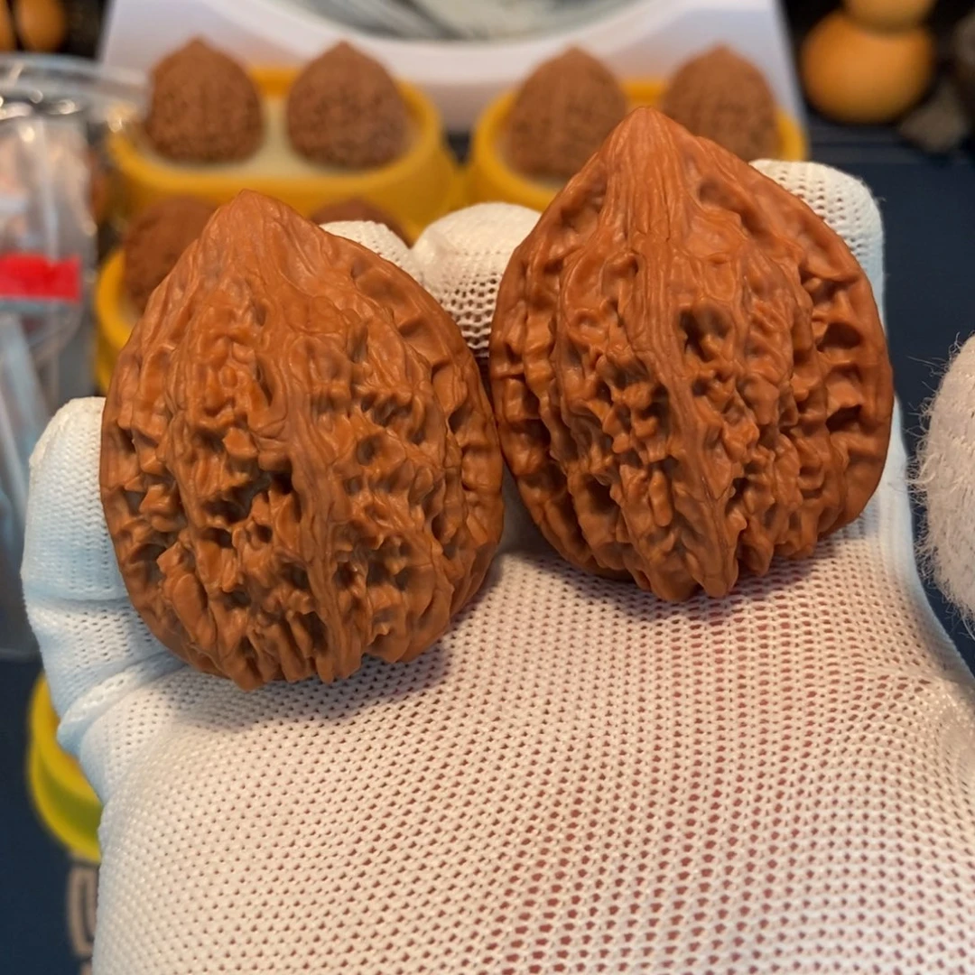 把件文玩核桃42尺涞水鸡心