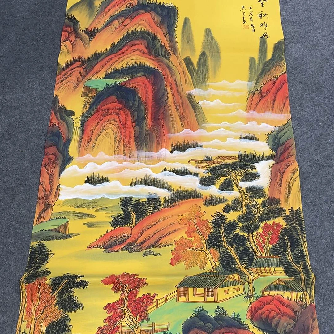 国画今天上午国画作品展示