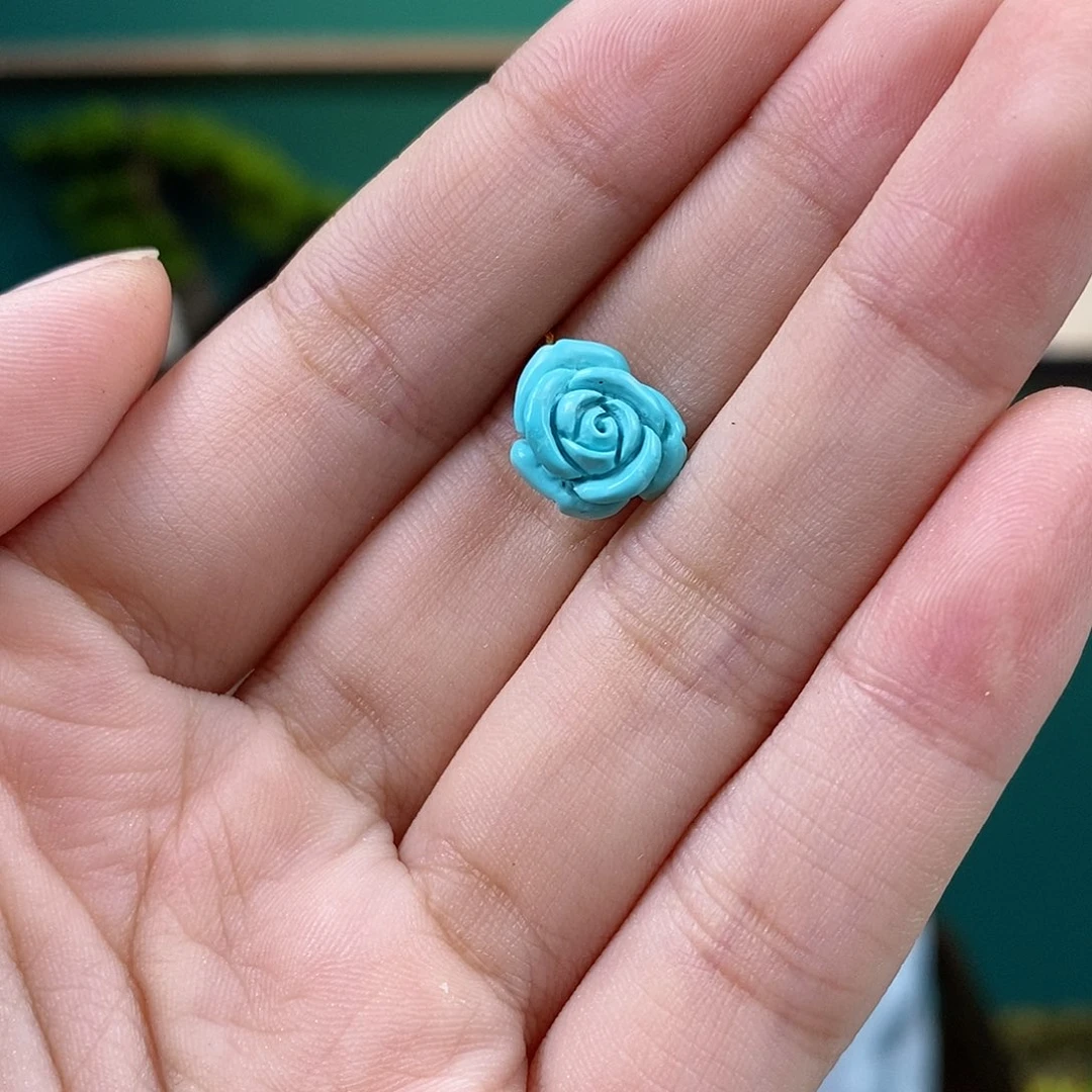 未镶嵌绿松石珠宝奇石