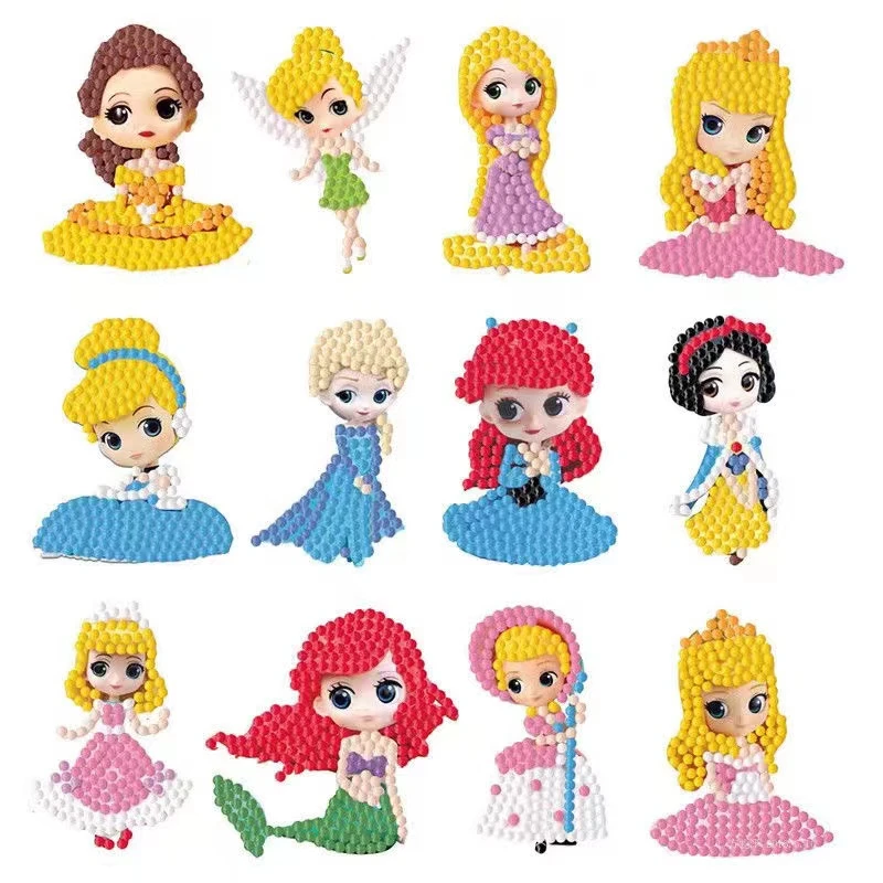 手工贴画创意材料包装饰随心贴益智玩具马赛克贴贴画3-6岁钻石画