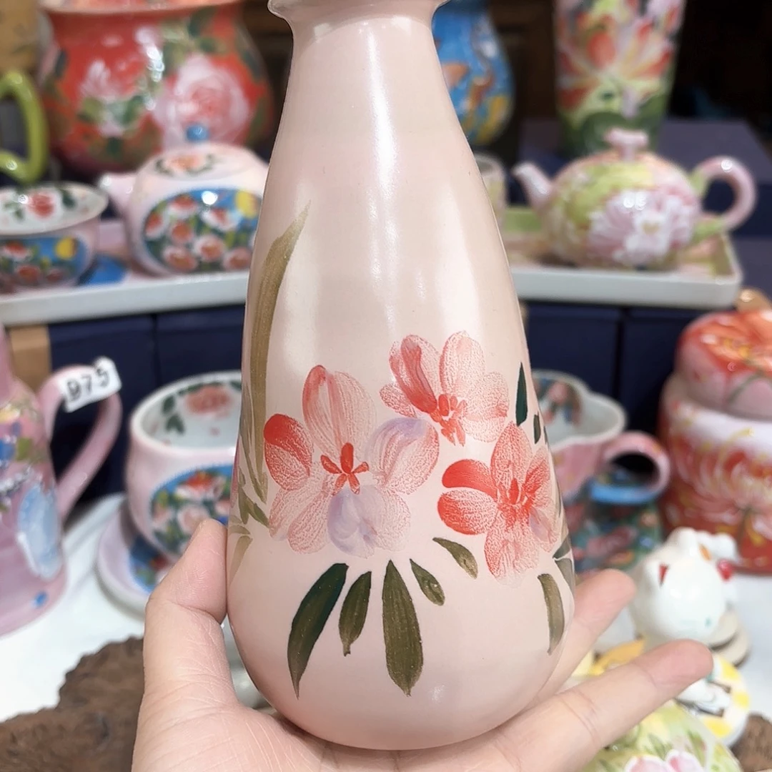 景德镇手绘高温釉下彩陶瓷茶具