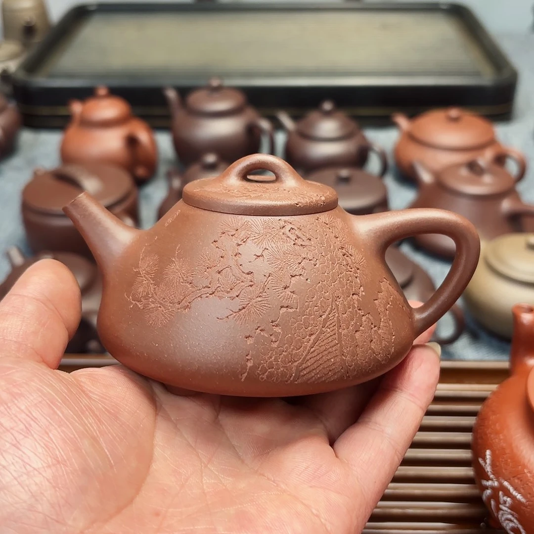 紫砂茶壶迈**功子冶石瓢