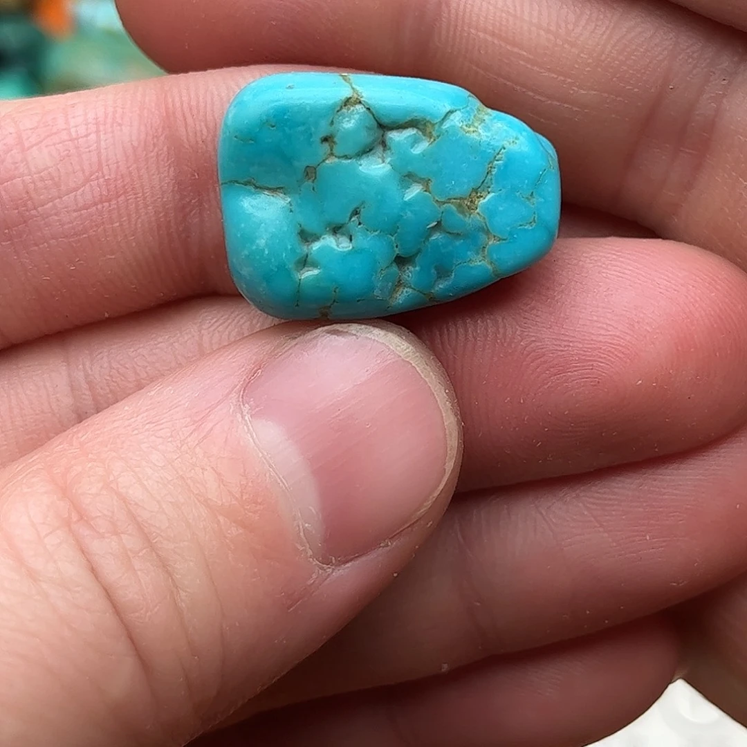 绿松石未镶嵌吊坠(赠链)