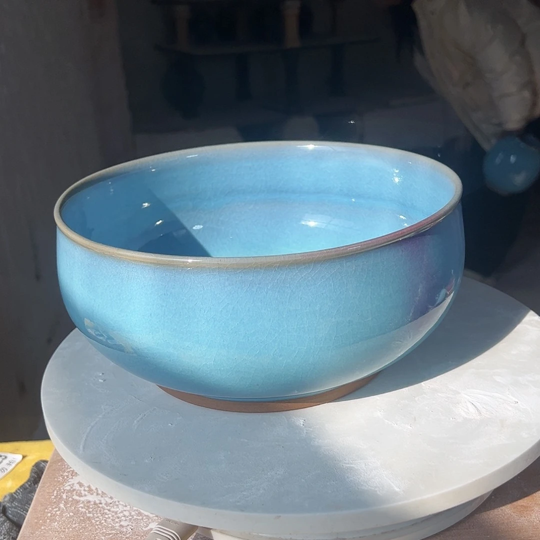 摆件郑家钧窑摆件微瑕