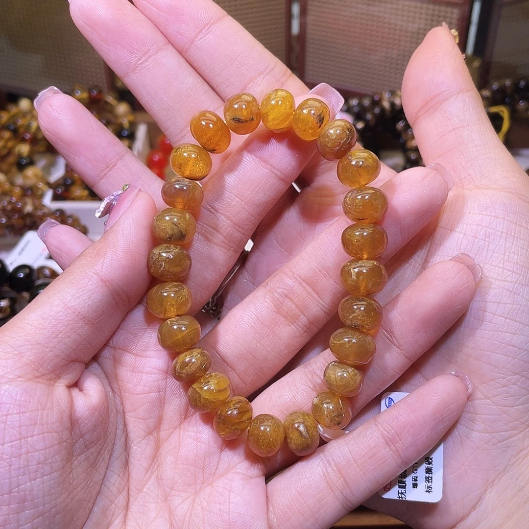 琥珀未镶嵌裸石抚顺琥珀10+蜜蜡