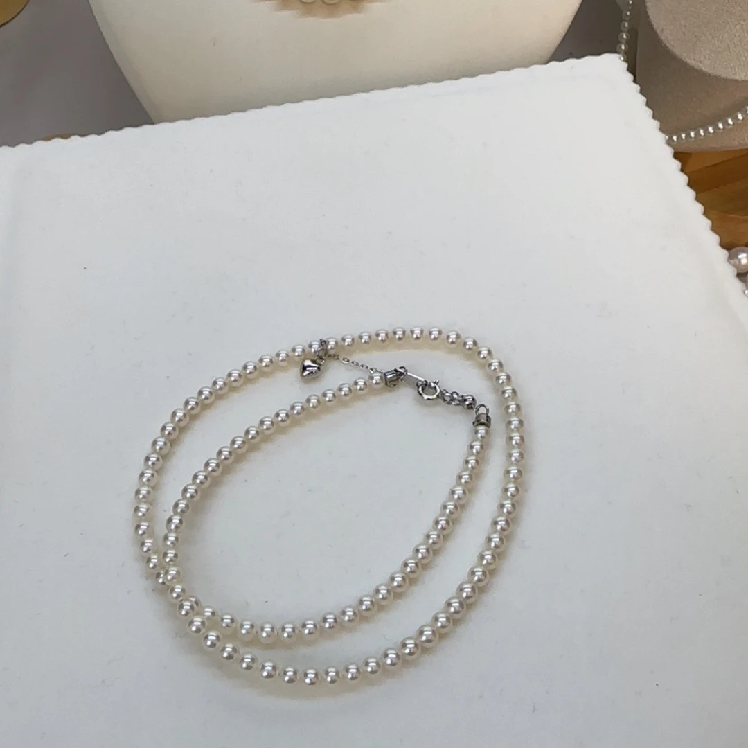 淡水珍珠项链银S925镶嵌老****?