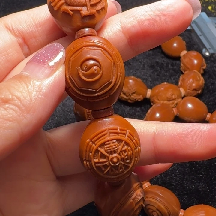 没***圣橄榄核手串/手链橄榄核雕