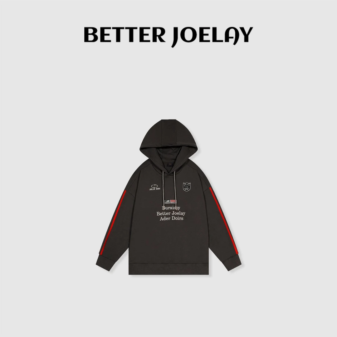 BETTER JOELAY -【美式格调】时尚连帽套头卫衣宽松休闲百搭KH0966
