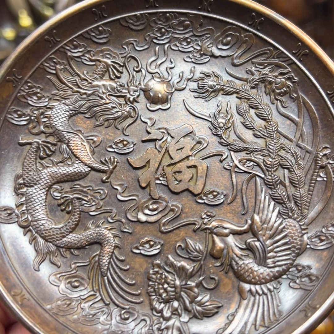 铜摆件欢迎欢迎你