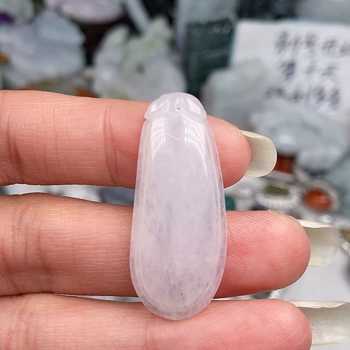 颈饰未镶嵌翡翠凤*姐翡翠