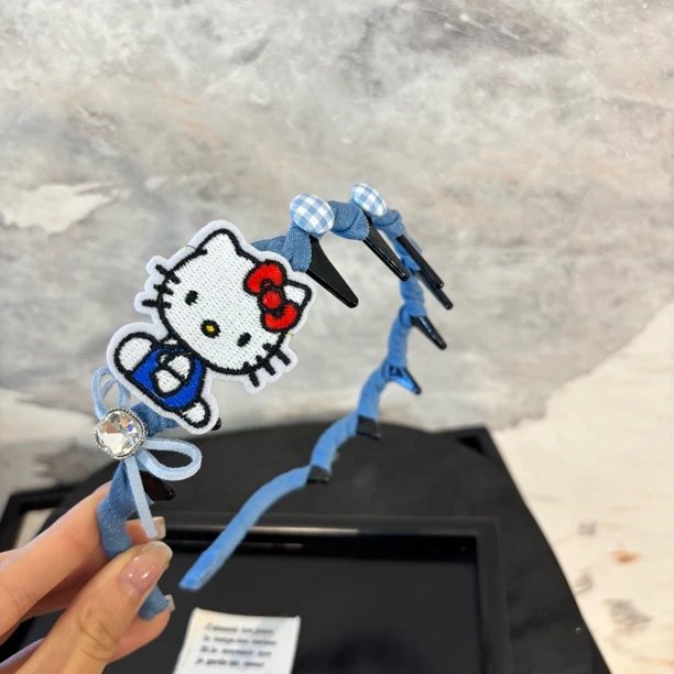 kt牛仔倒刺发箍FG135