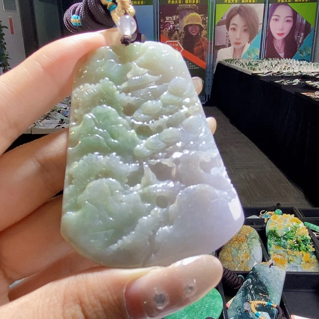 颈饰未镶嵌翡翠翡翠