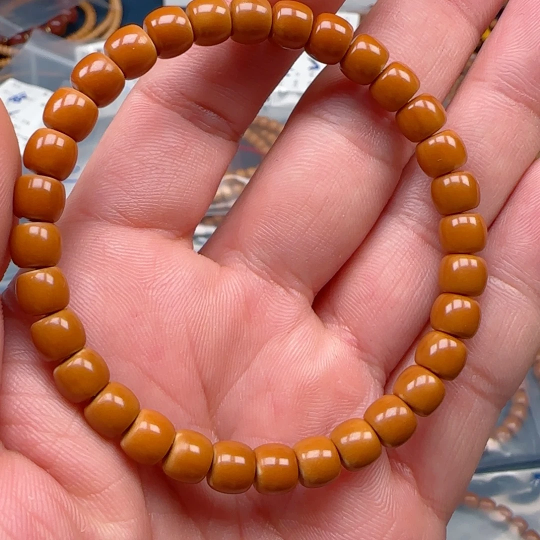 手串橄榄核老挝SS级核尖极限弧尺寸7.1