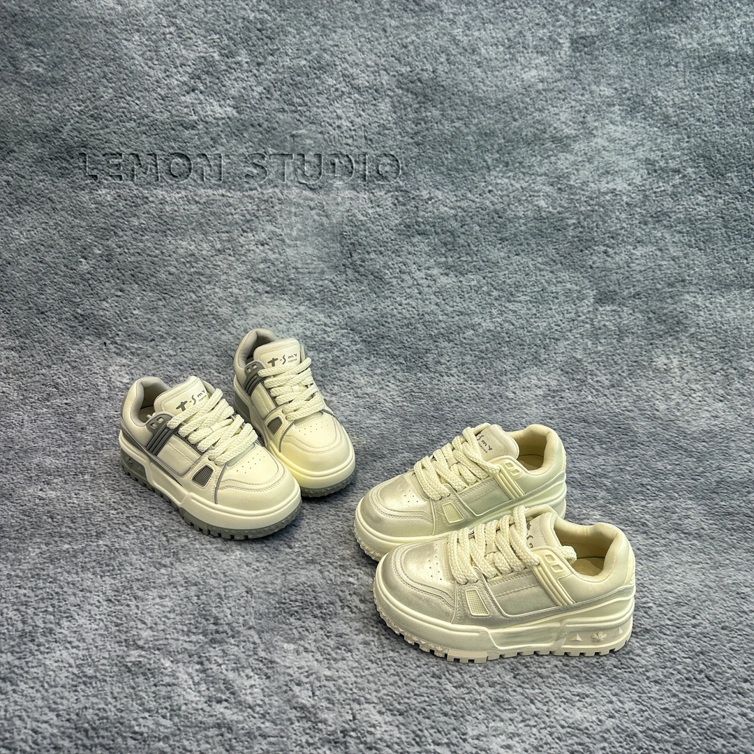 胖墩墩 | 厚底潮流百搭休闲透气春夏厚底鞋子胖丁新款系带脏脏鞋