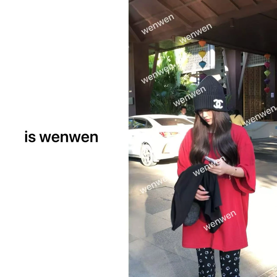 【WEN】纯色格调T  春季新款百搭休闲宽松大版T恤上衣 YS967
