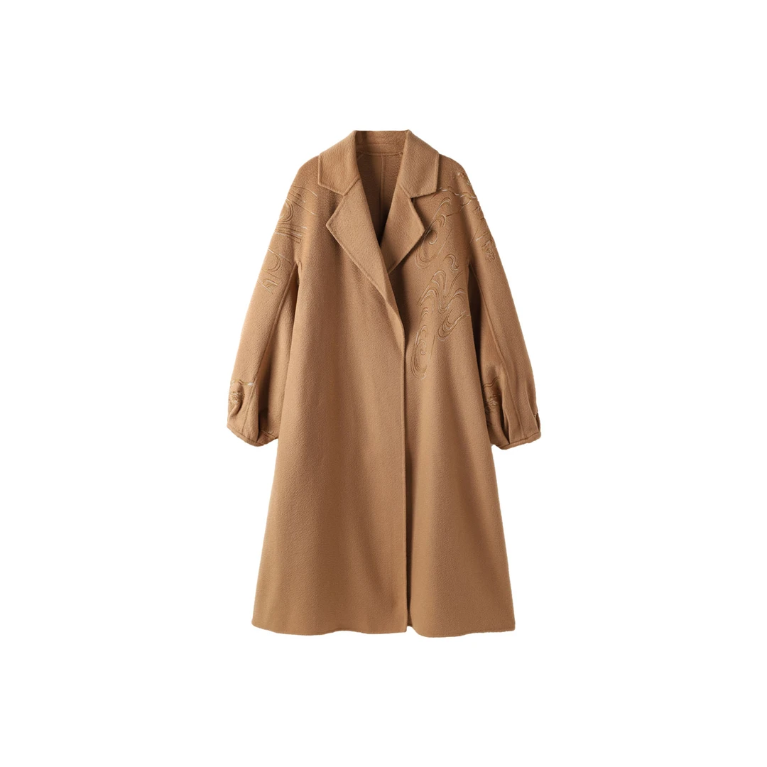 085-03-50-凡诗琪-｜重工私服｜百搭中长款外套时尚呢子羊毛大衣