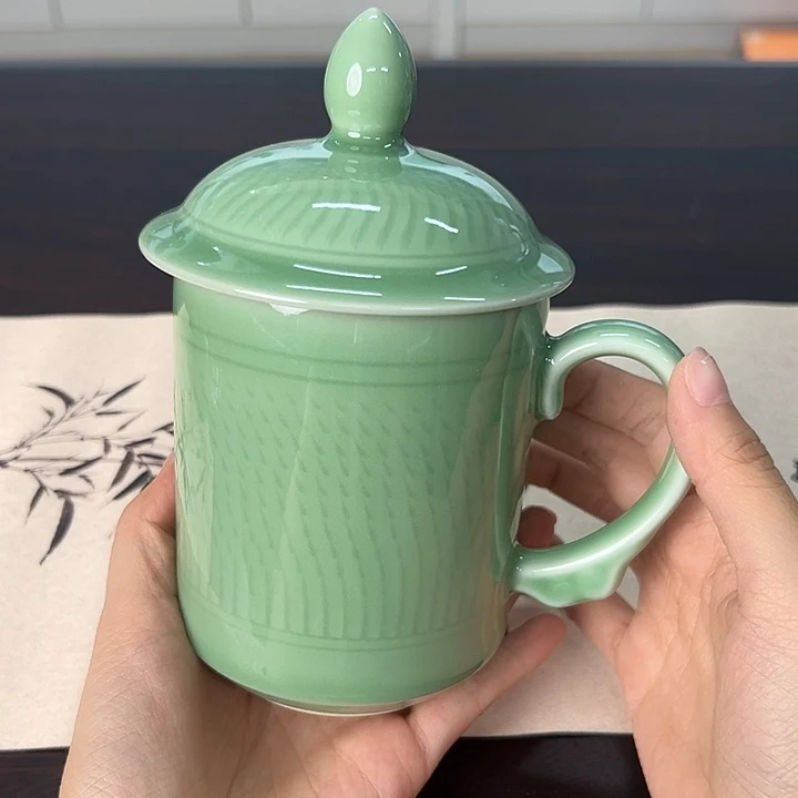 龙泉云间青瓷小米茶器