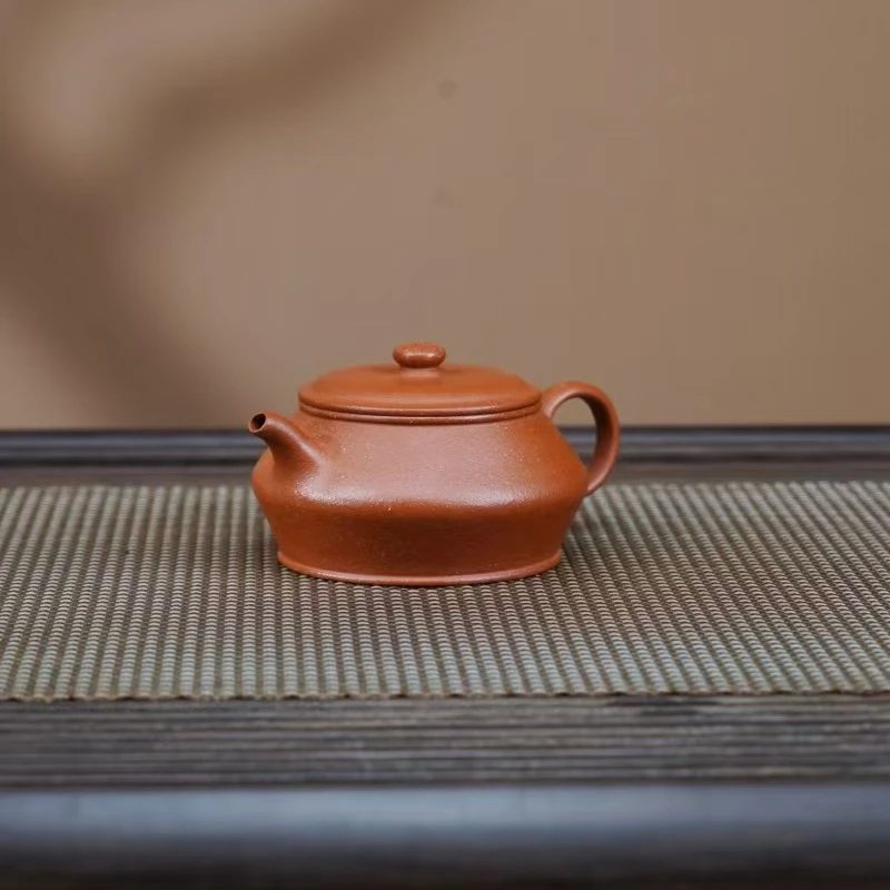 XJ 红降坡【曼殊】宜兴黄龙山原矿手工紫砂壶