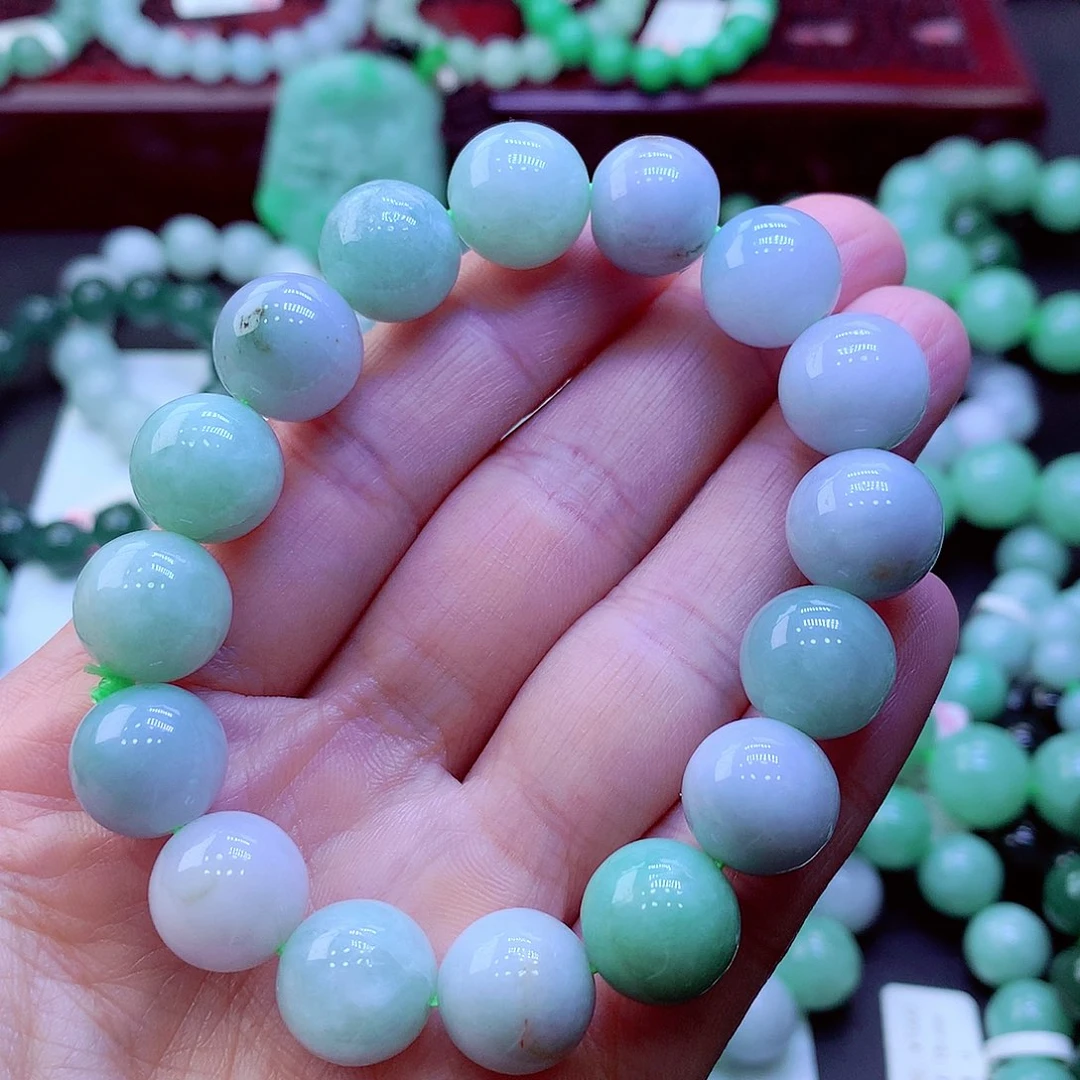 翡翠未镶嵌毛衣链