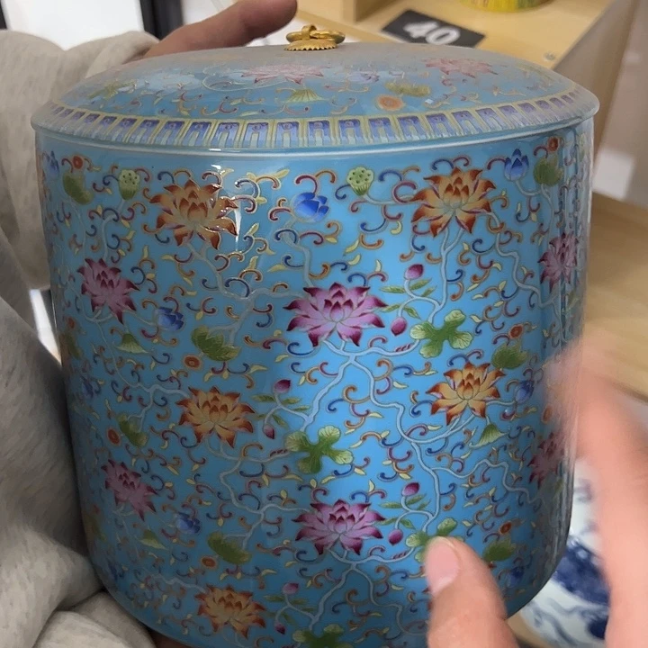 茶叶罐陶瓷家用储物罐瑕疵品介意勿拍