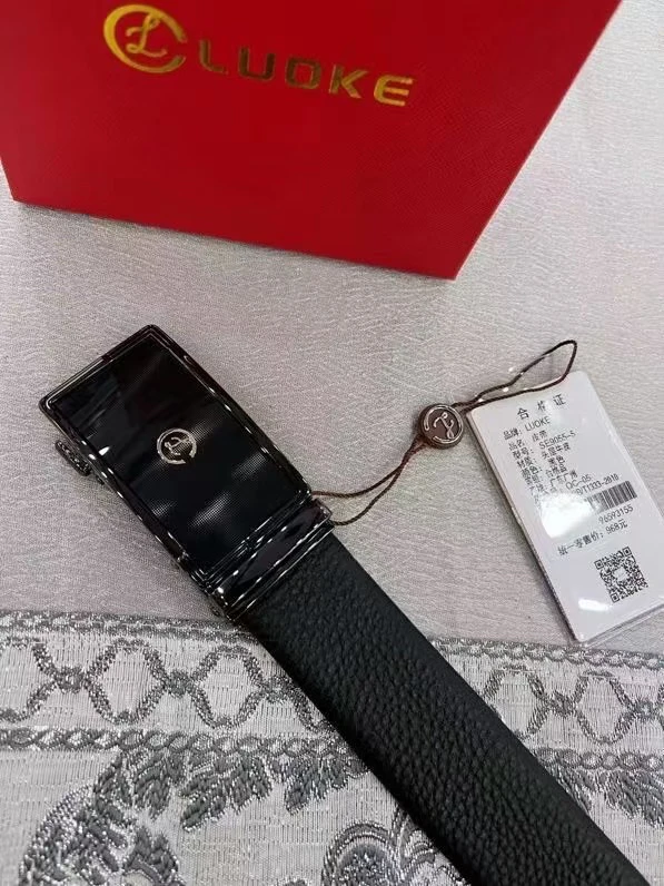 男士真皮腰带自动扣