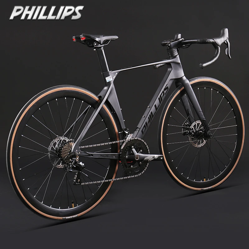 PHILLIPS/菲利普新款镁合金公路自行车成人学生上班男女款公路车