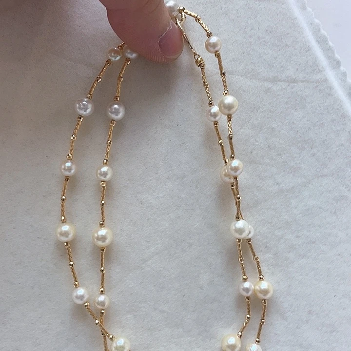 海水珍珠颈饰银S925镶嵌