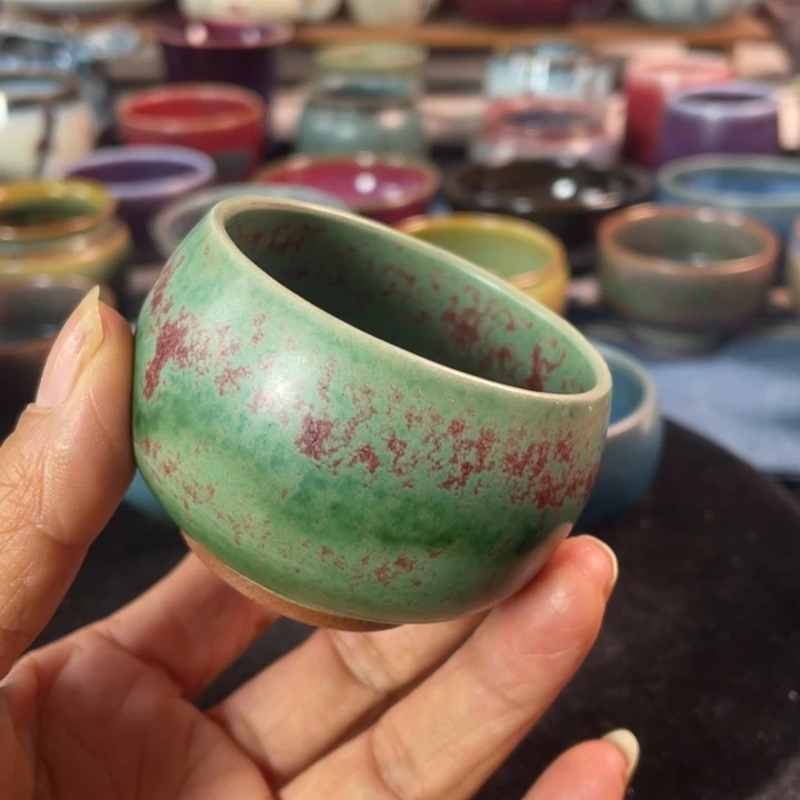 摆件钧瓷知否小品杯