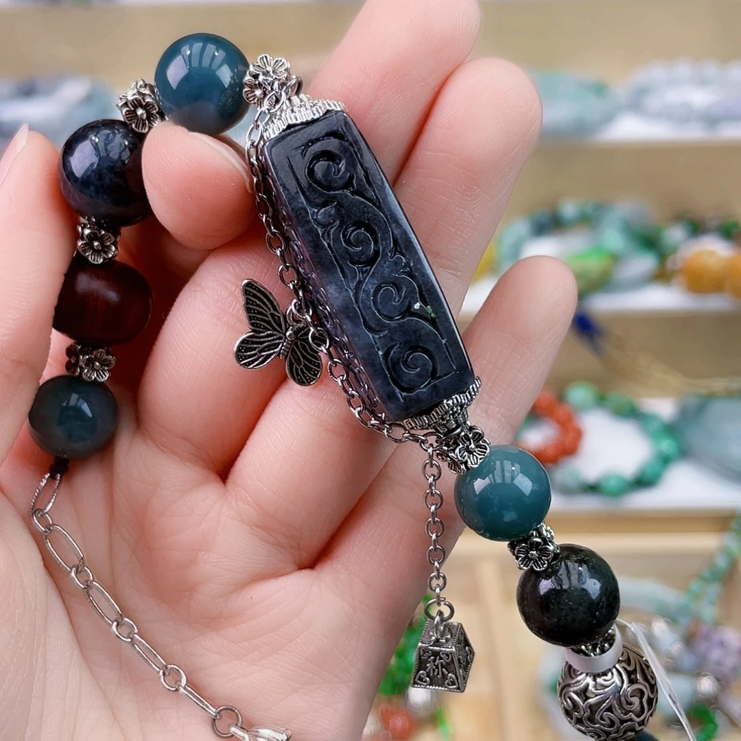 翡翠未镶嵌手链手链