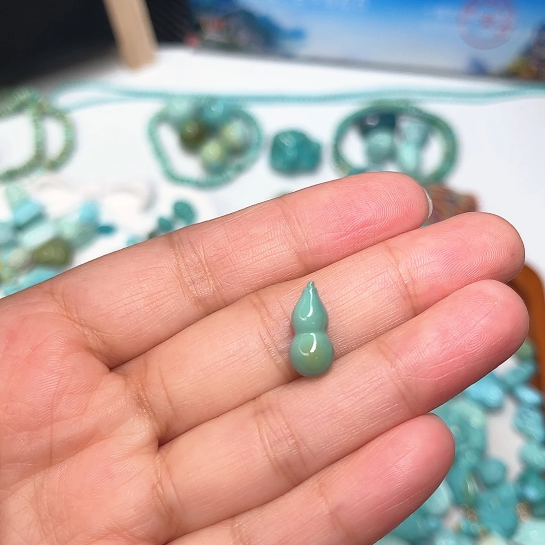 绿松石未镶嵌珠宝半成品