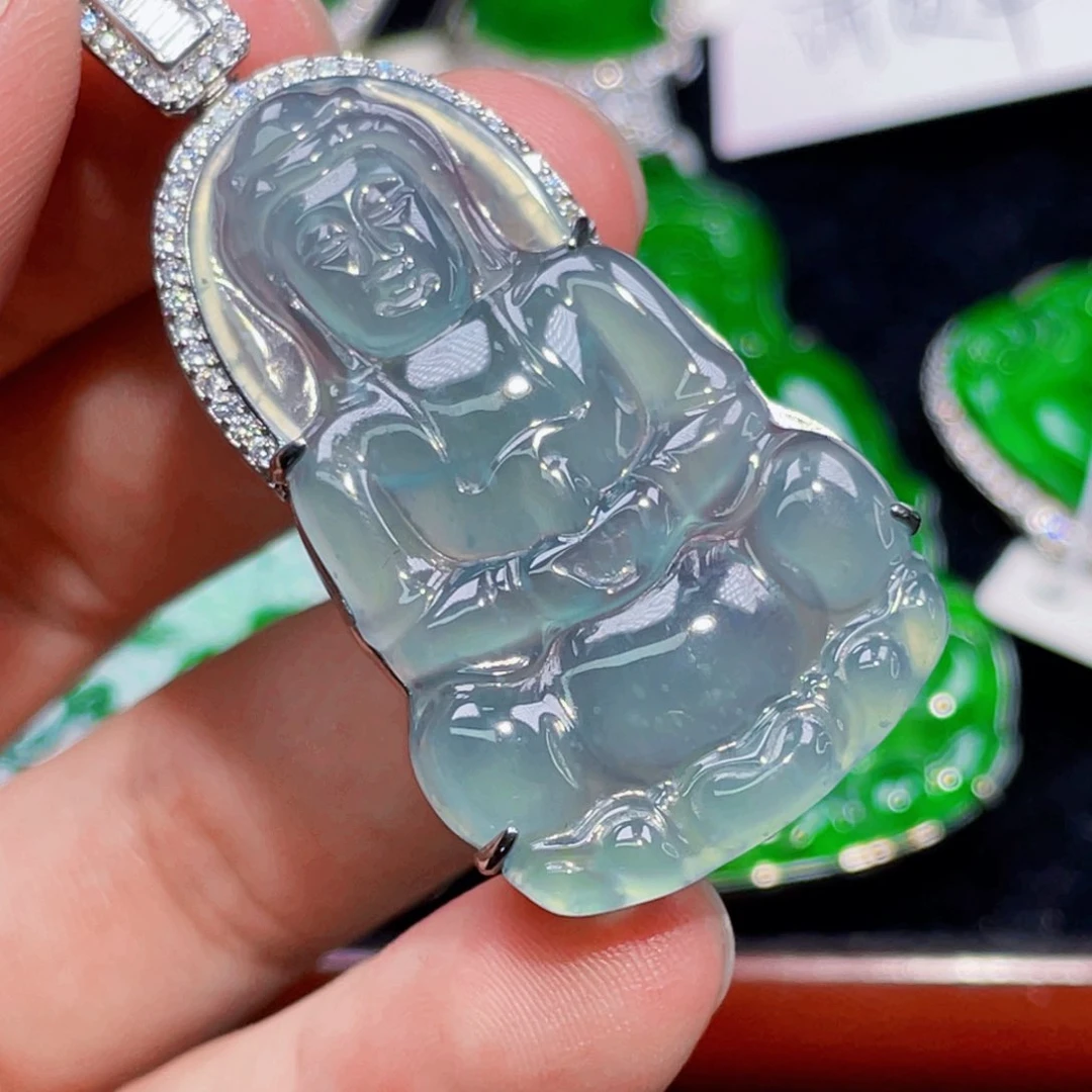 翡翠未镶嵌颈饰6，