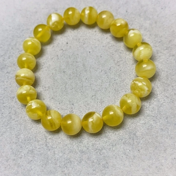 蜜蜡未镶嵌裸石串