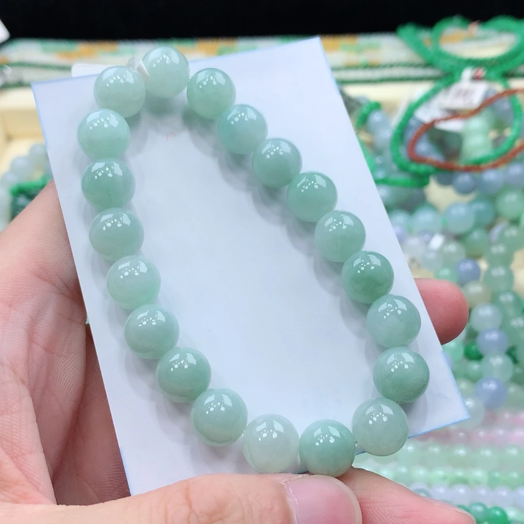 【闪购商品】项链未镶嵌翡翠稳***福缅甸天然A货翡翠