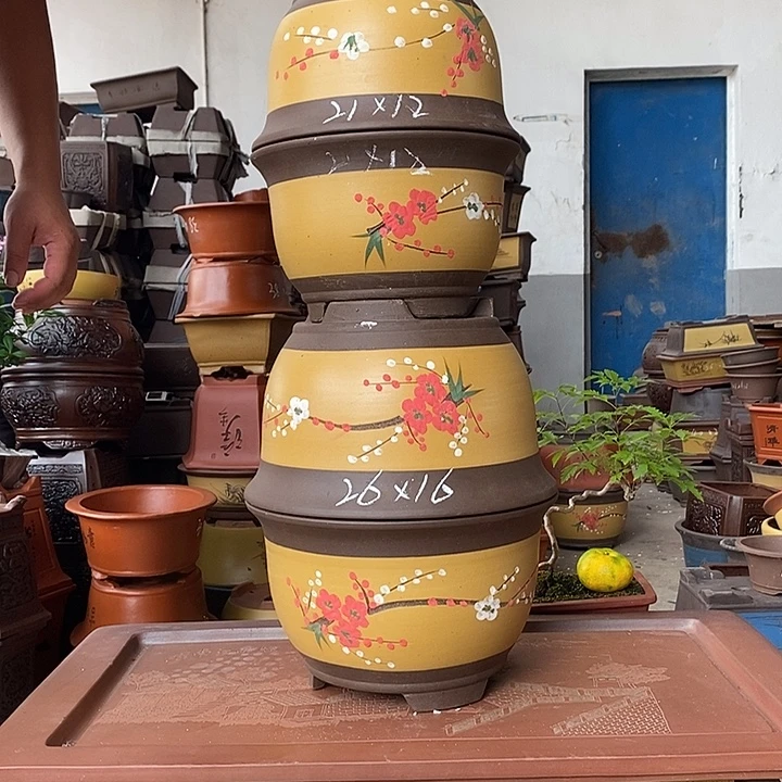 紫砂花盆紫砂花盆