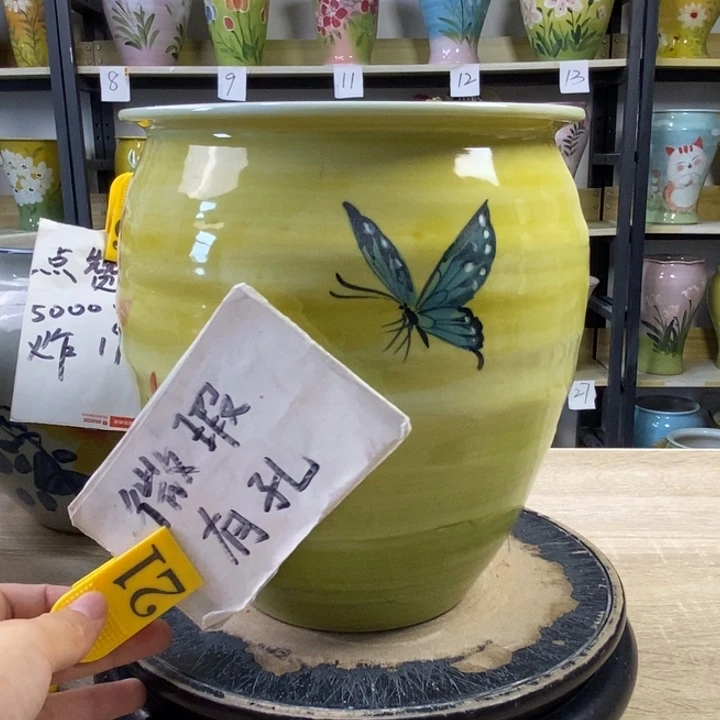 景德镇高温陶瓷花盆