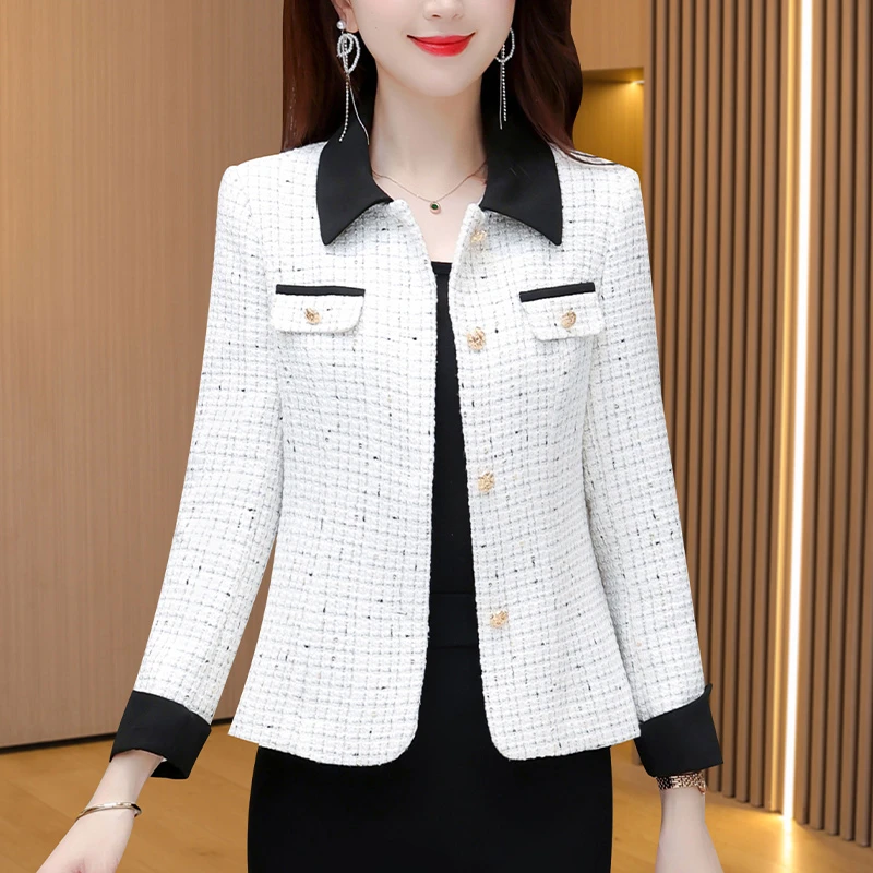 品牌小香风气质短款外套女2025新款爆款春秋高级感小个子洋气上衣